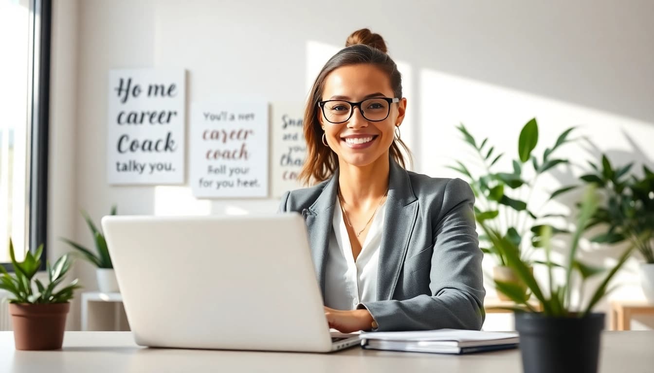 Learn how to find my perfect career with a professional guide in an inspiring office.
