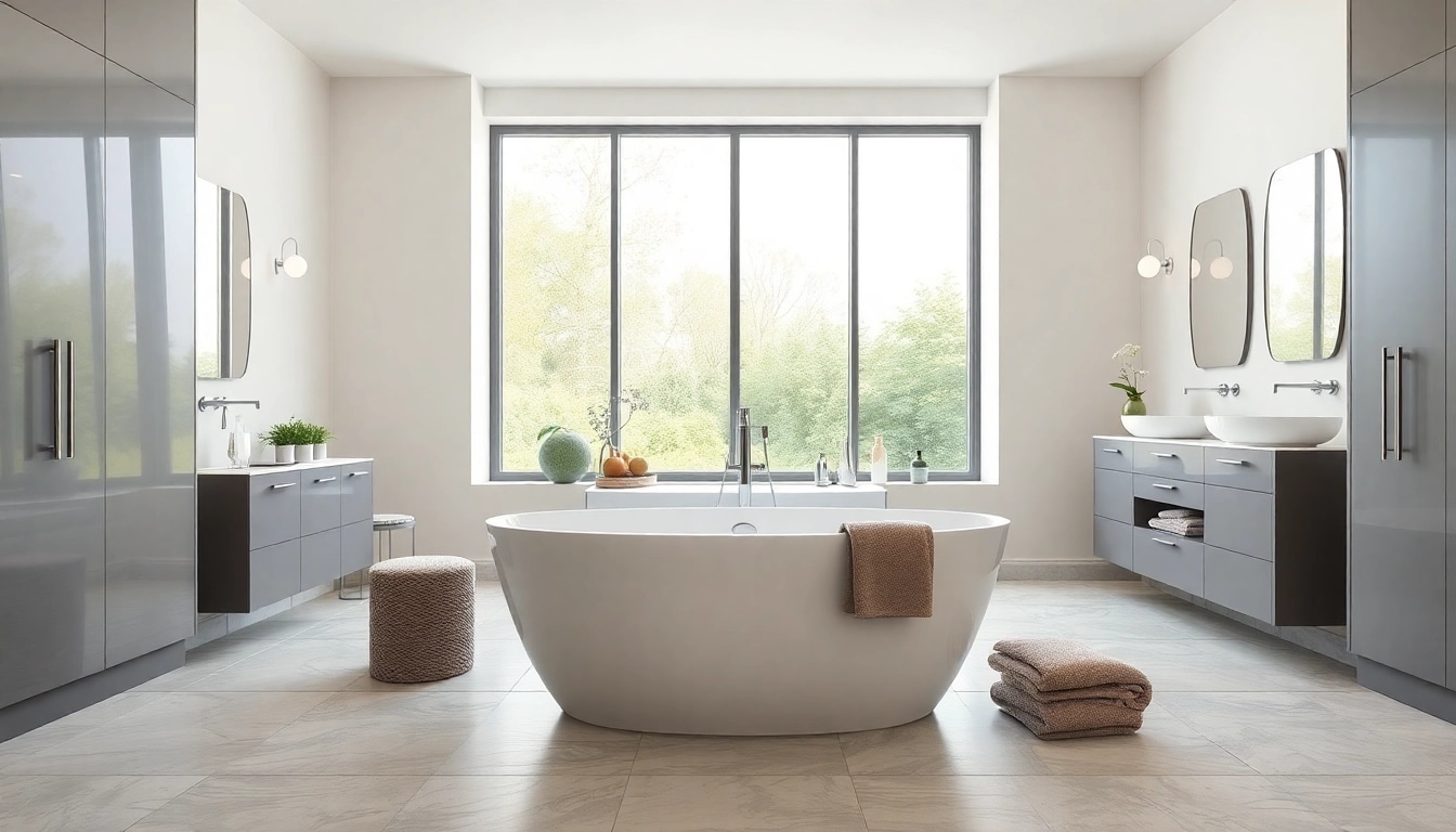Transform your space with stunning bathroom renovations manchester showcasing modern designs and elegant fixtures.