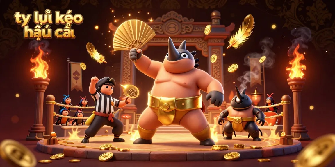 Place bets dynamically with tỷ lệ kèo nhà cái in the thrilling sumo battle arena.