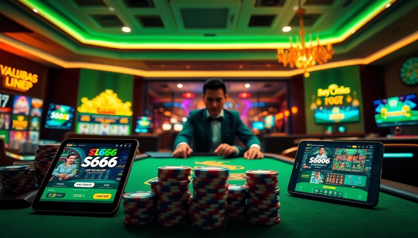 S666.nyc - Dynamic online gambling interface showcasing casino games and engaging user experience.