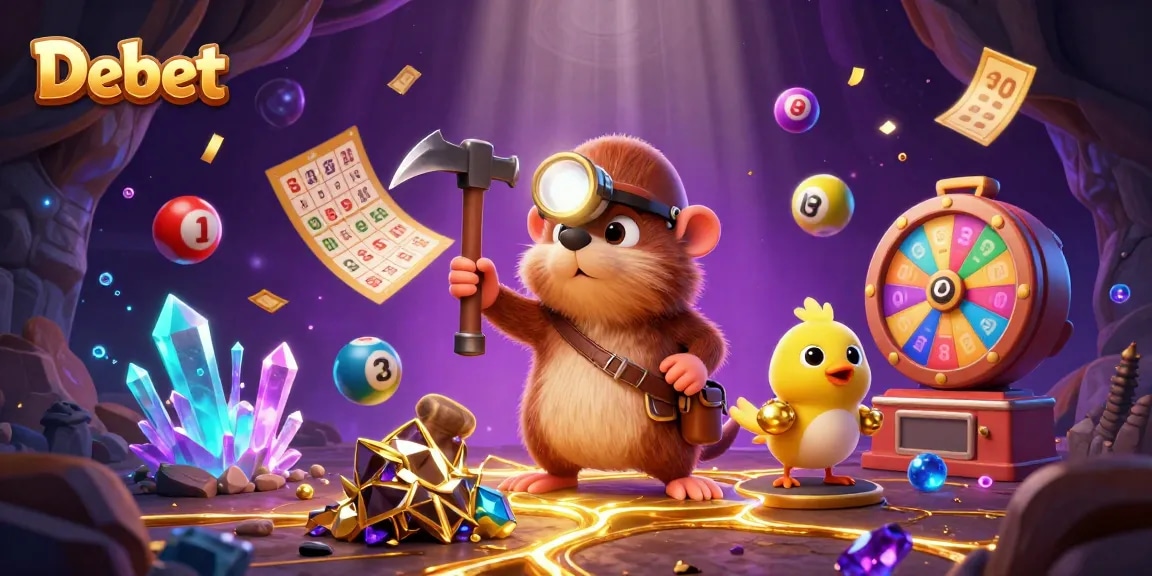 Join the exciting action at Debet, where players mine treasures and win big!