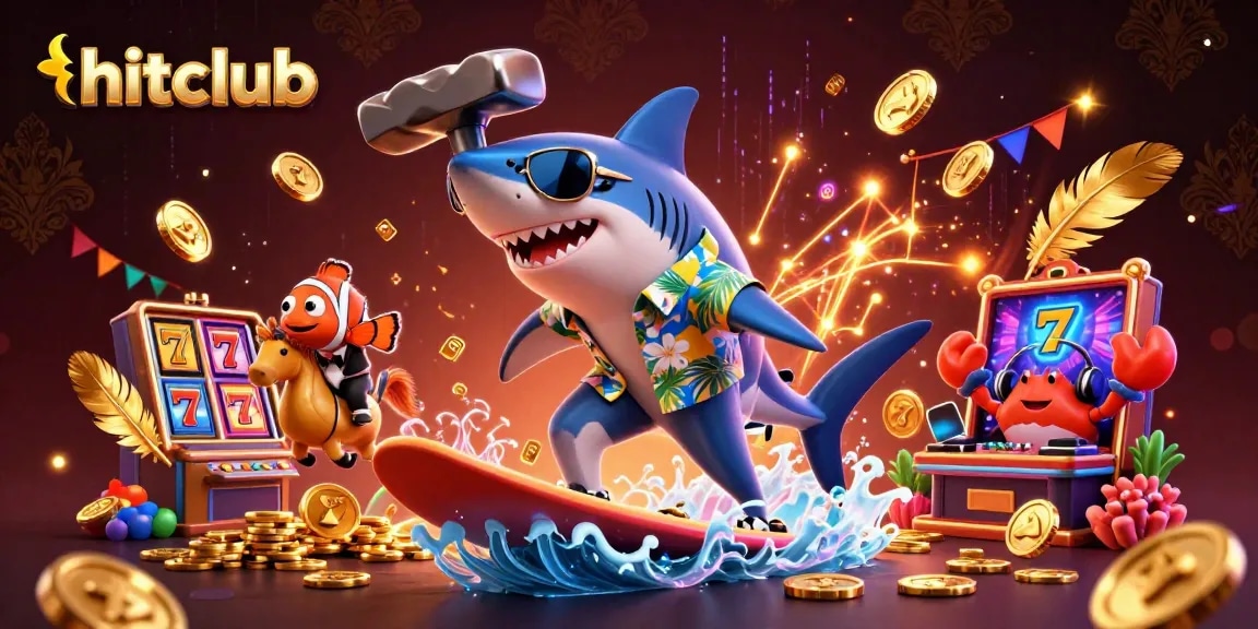 Engage in thrilling gaming action at hitclub with vibrant characters and dynamic casino elements.