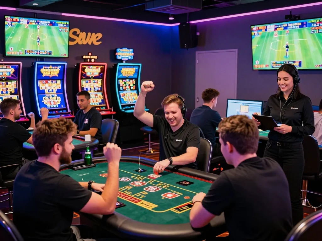 Exciting online gaming experience at PG88 with diverse players celebrating victories.