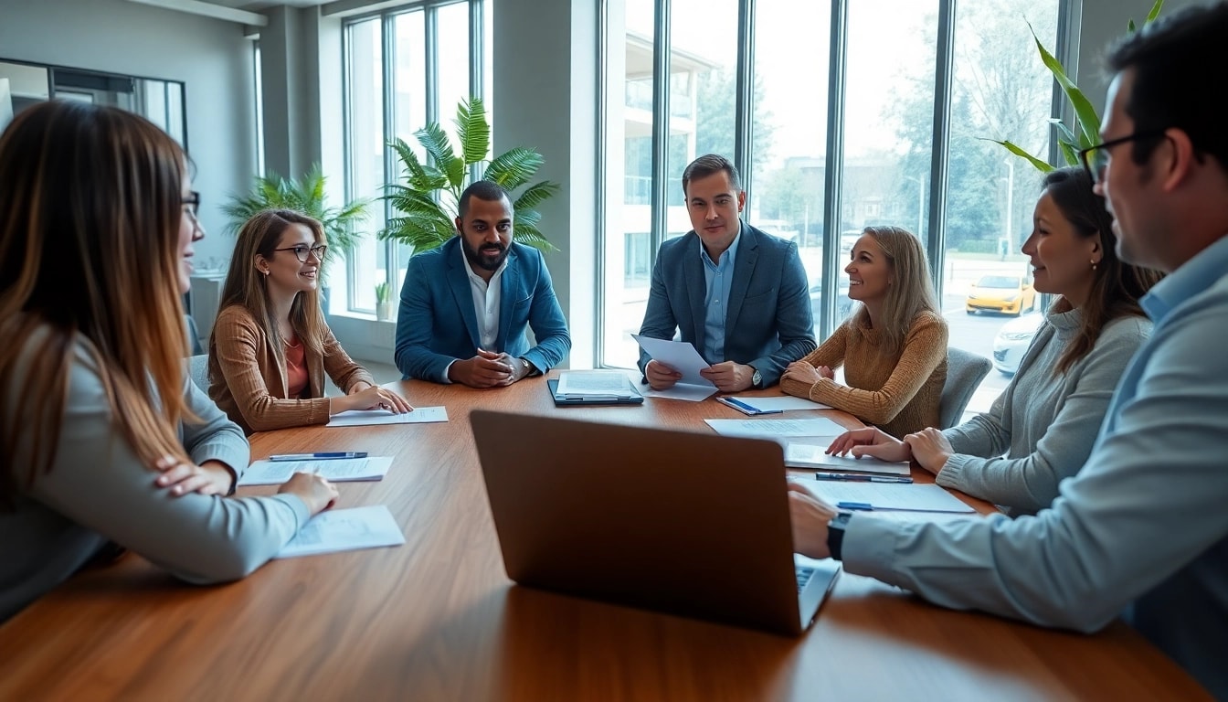 Learn who offers warranty protection plans for both cars and homes in a professional office setting.