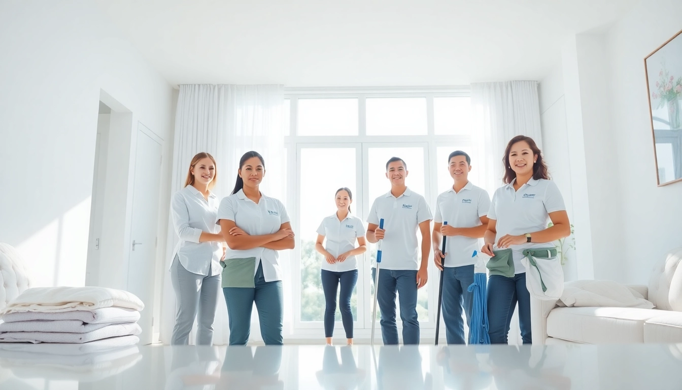 Efficient cleaning services near me ensuring sparkling cleanliness in a modern home environment.