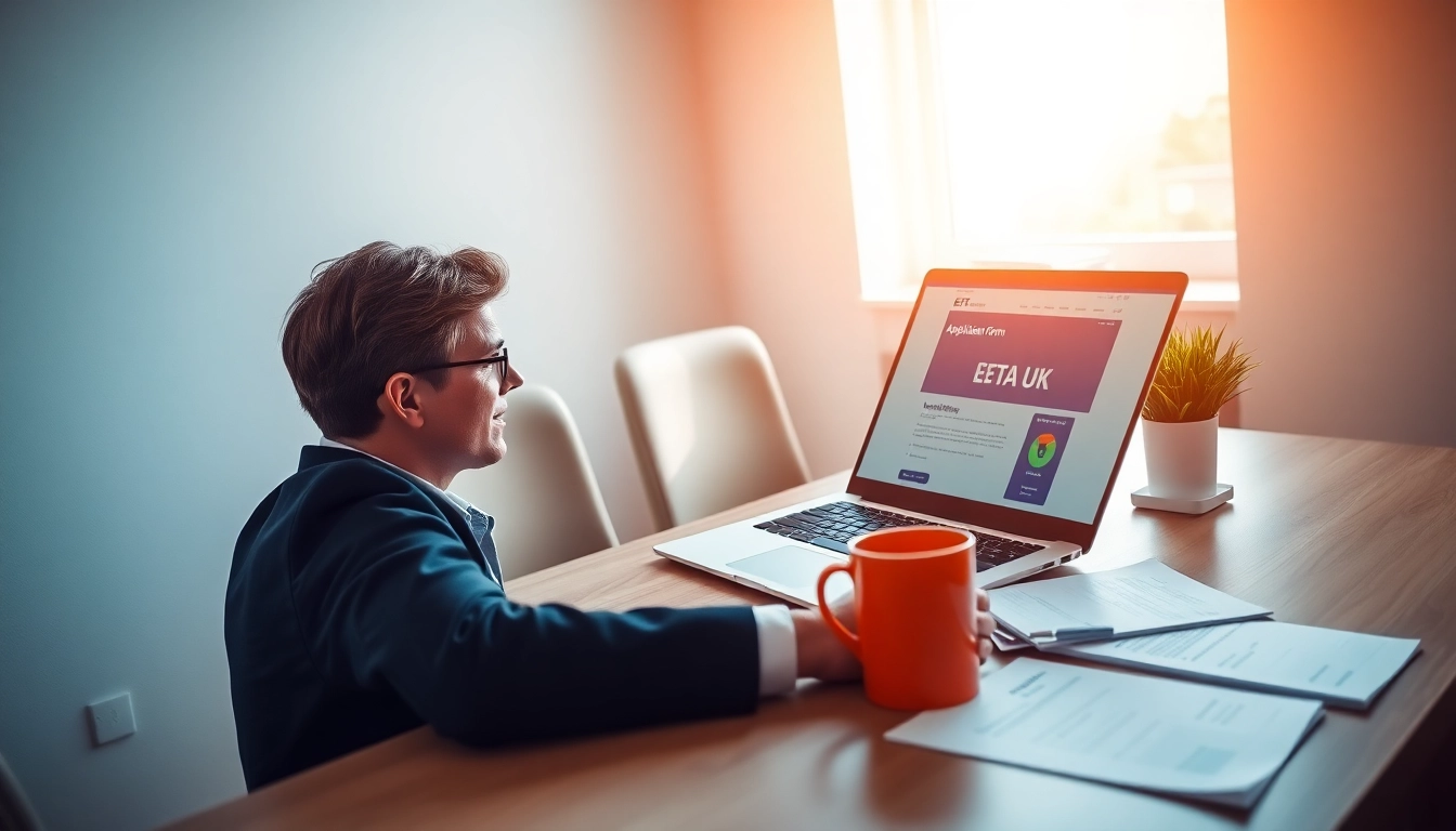Fill out the eta uk application form with confidence at your desk.