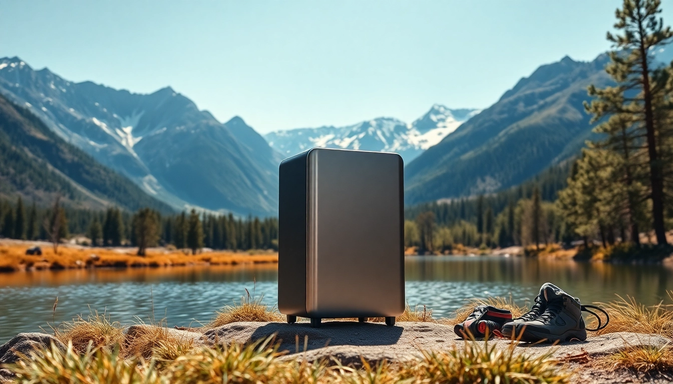 EcoFlow power station showcased in nature, harmonizing sustainability with adventure.
