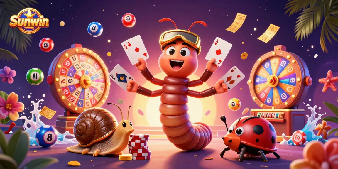 Sunwin provides a thrilling casino experience with colorful lottery elements and engaging 3D characters.