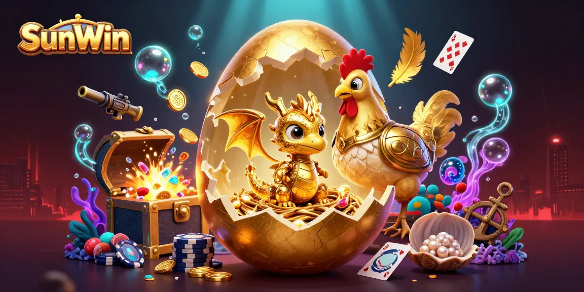 Play exciting games and win big with SunWin's stunning casino experience featuring golden treasures and dynamic action.