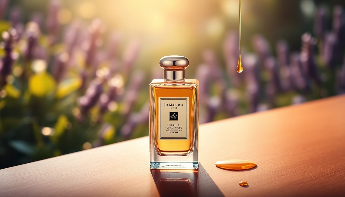 Discover the allure of Jo Malone myrrh & tonka intense fragrance with its luxurious bottle and rich aromas.