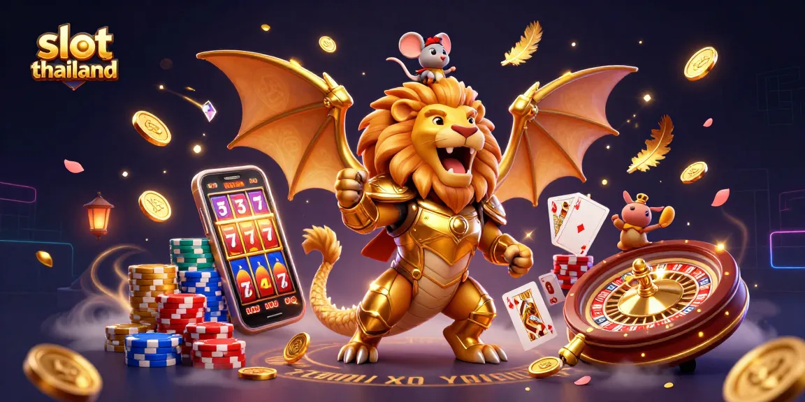 Experience thrilling slot action in slot thailand with a majestic chimera and dynamic gameplay elements.
