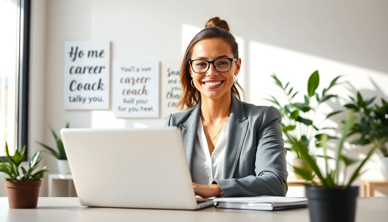 Learn how to find my perfect career with a professional guide in an inspiring office.