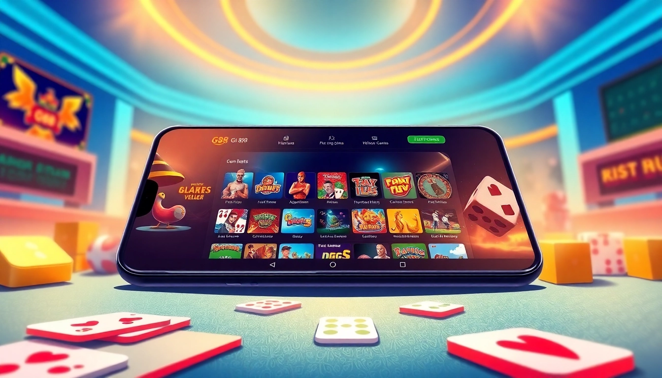 Explore the G88 gaming platform with sleek design and exciting gameplay options for tải g88.